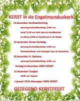 KERSTVIERINGEN IN DE ENGELMUNDUS